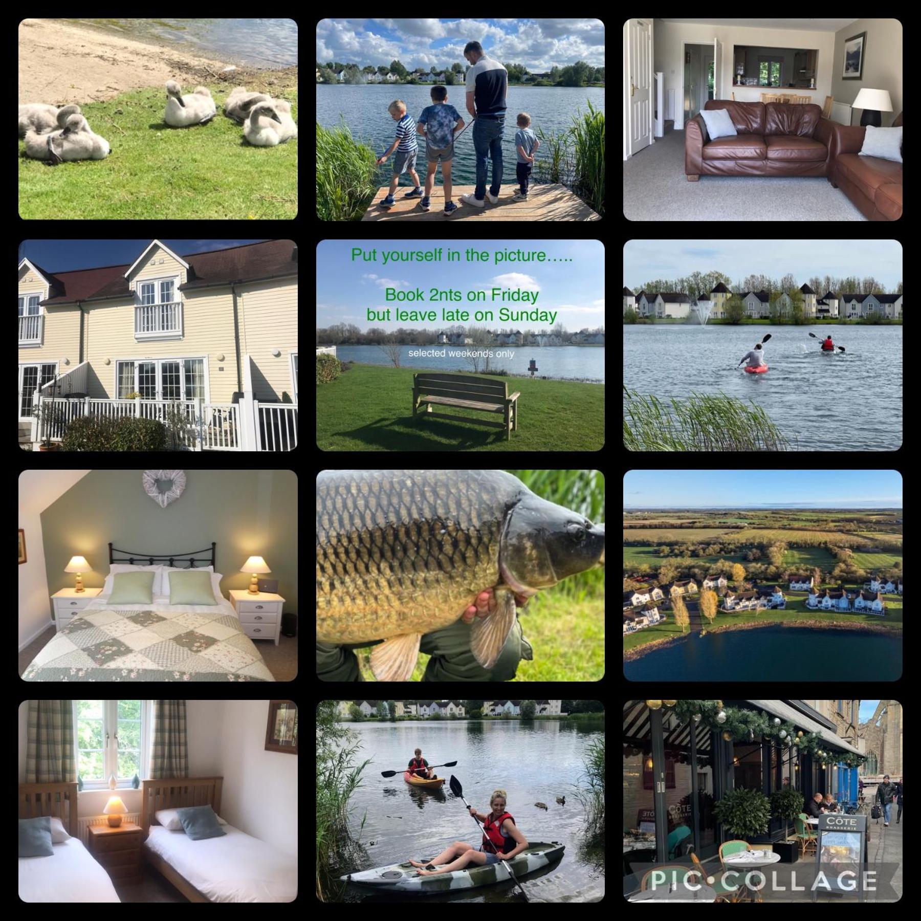 Liming Lodge - Lakeside Home In The Cotswolds South Cerney Esterno foto
